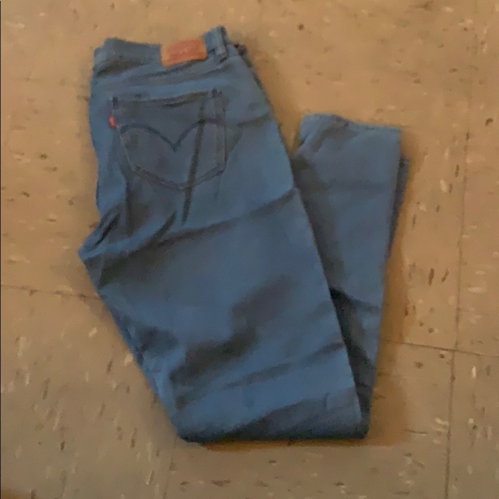 Light blue jeans skinny